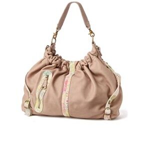 Anthropologie Lucky Penny leather shoulder bag.  Good condition